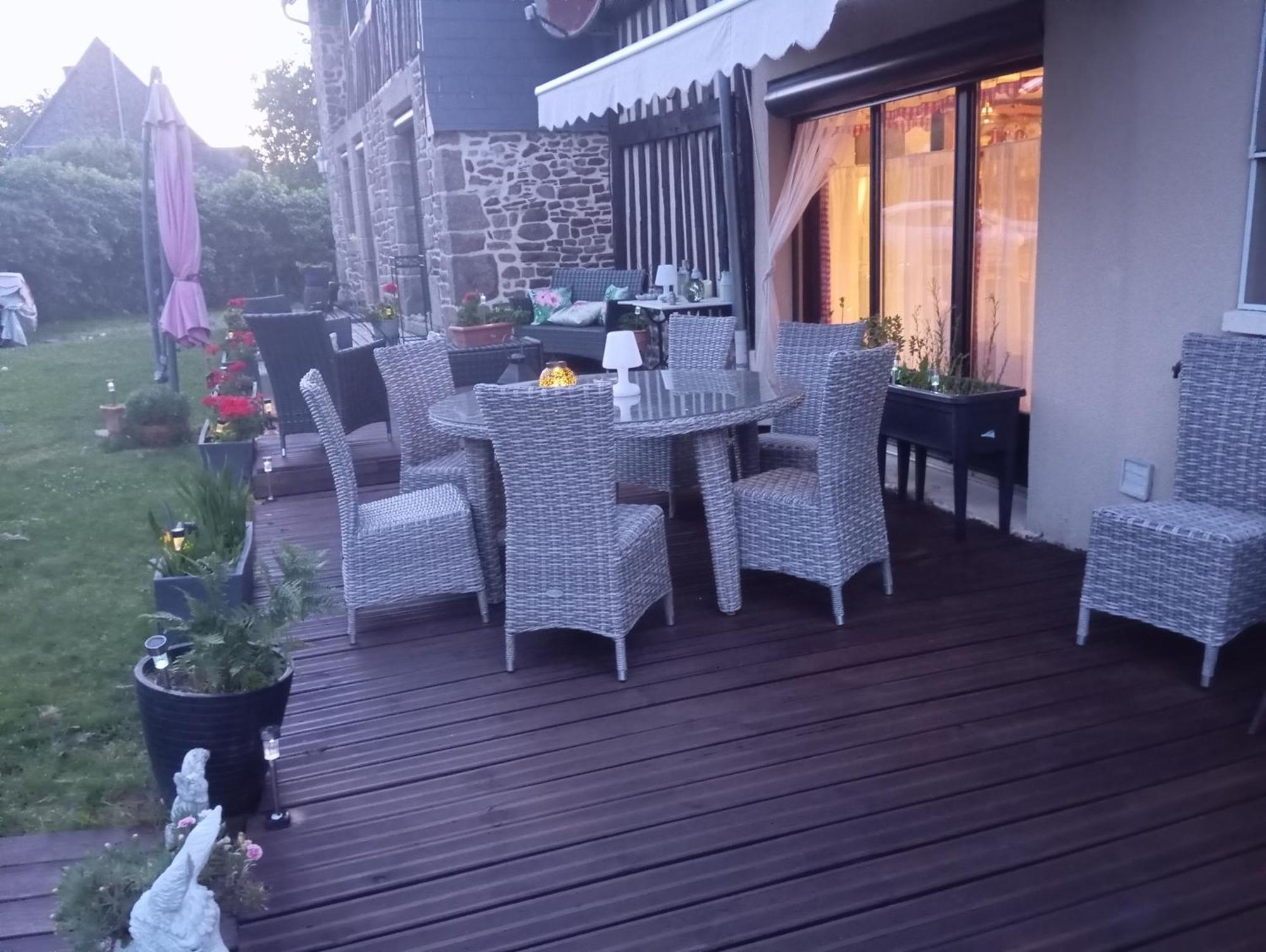 Notre-Dame-du-Touchet La Gerbaudiere Chambres&Table D Hotes Proche Mont Saint Michel Cuisine Maison מראה חיצוני תמונה